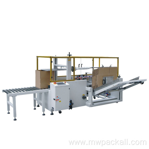 Full Automatic Carton Erector with Bottom Tape Sealing